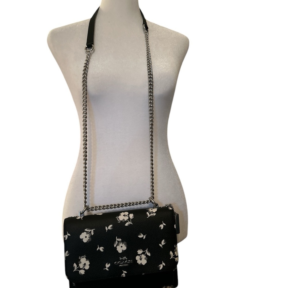 Coach Klare Crossbody bag with silver chain Free shipping NWT - Picture 3 of 7